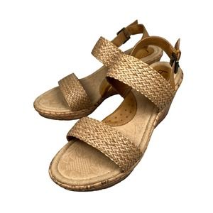 BOC Born Concept Cork Wedge Sandals / Women’s Size 7M